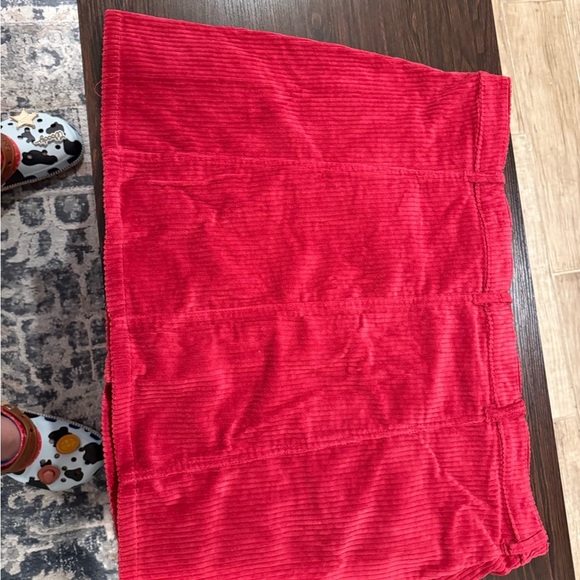 Disney Red Corduroy Skirt with embroidery - Picture 2 of 6